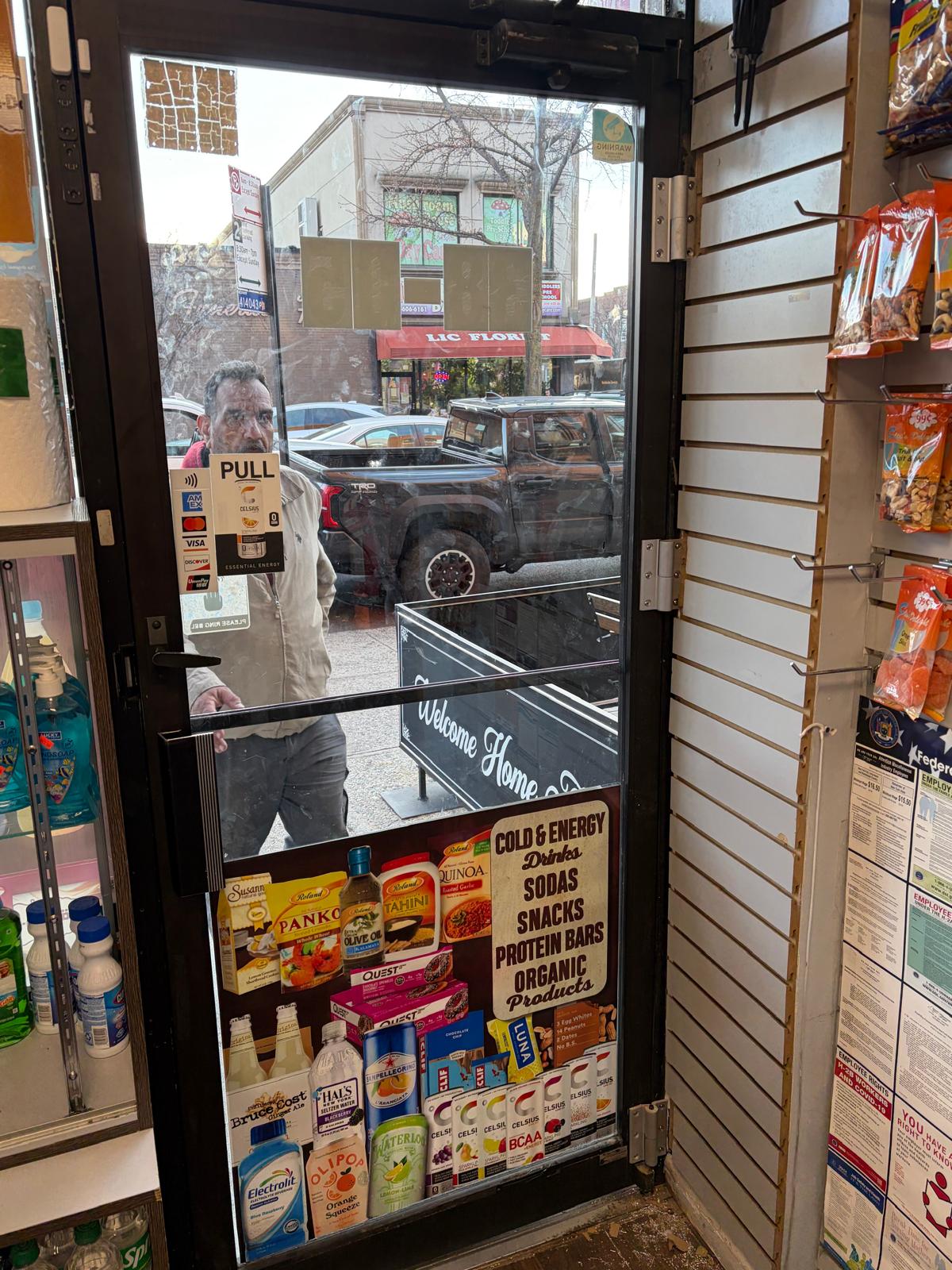 Storefront Glass Door Installation