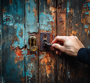 Replace warped front door